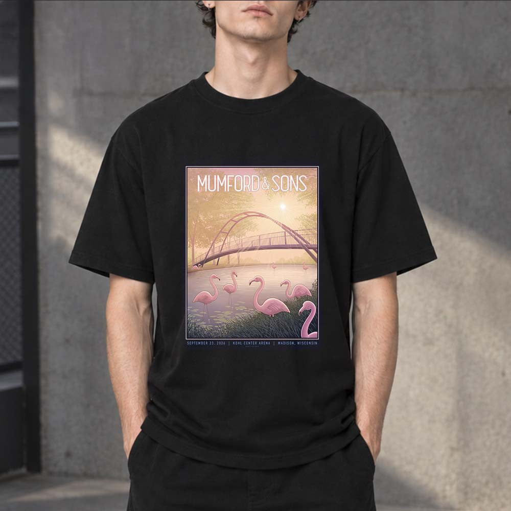 Mumford And Sons Madison Wisconsin 2026 Event Poster T-Shirt Mumford And Sons Clothing Rock Fan Gifts - Foxy23shop