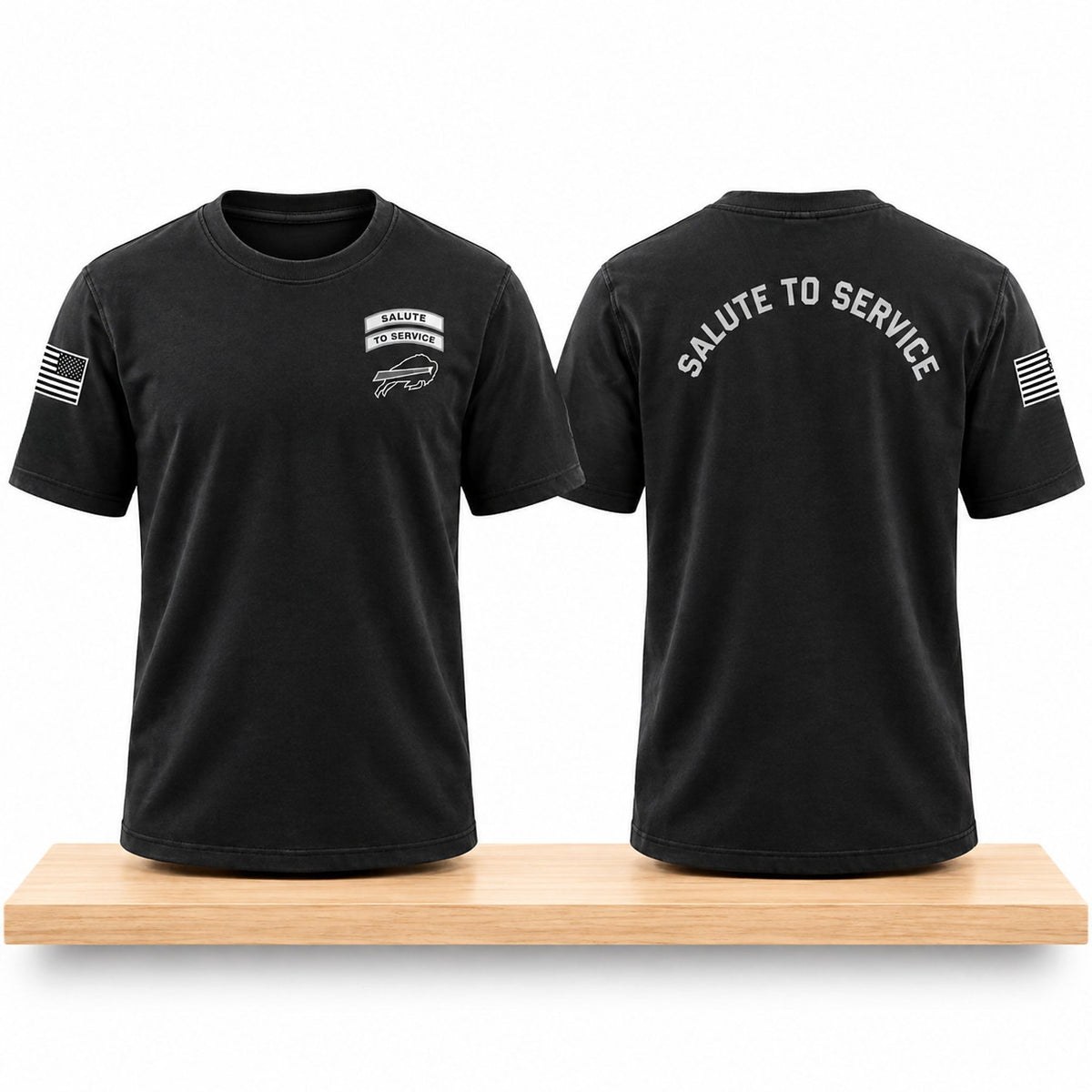 Buffalo Bills 2026 NFL Salute To Service T-Shirt Buffalo Bills Merch Gifts For Huge Fans - Foxy23shop