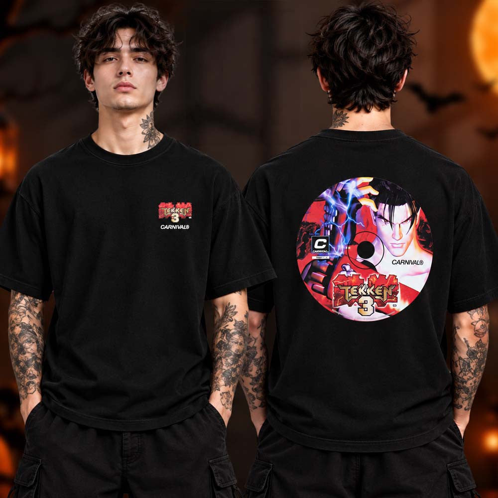 Carnival x Tekken Merch Jin Kazama PlayStation T-Shirt Best Gifts For Gamers - Foxy23shop