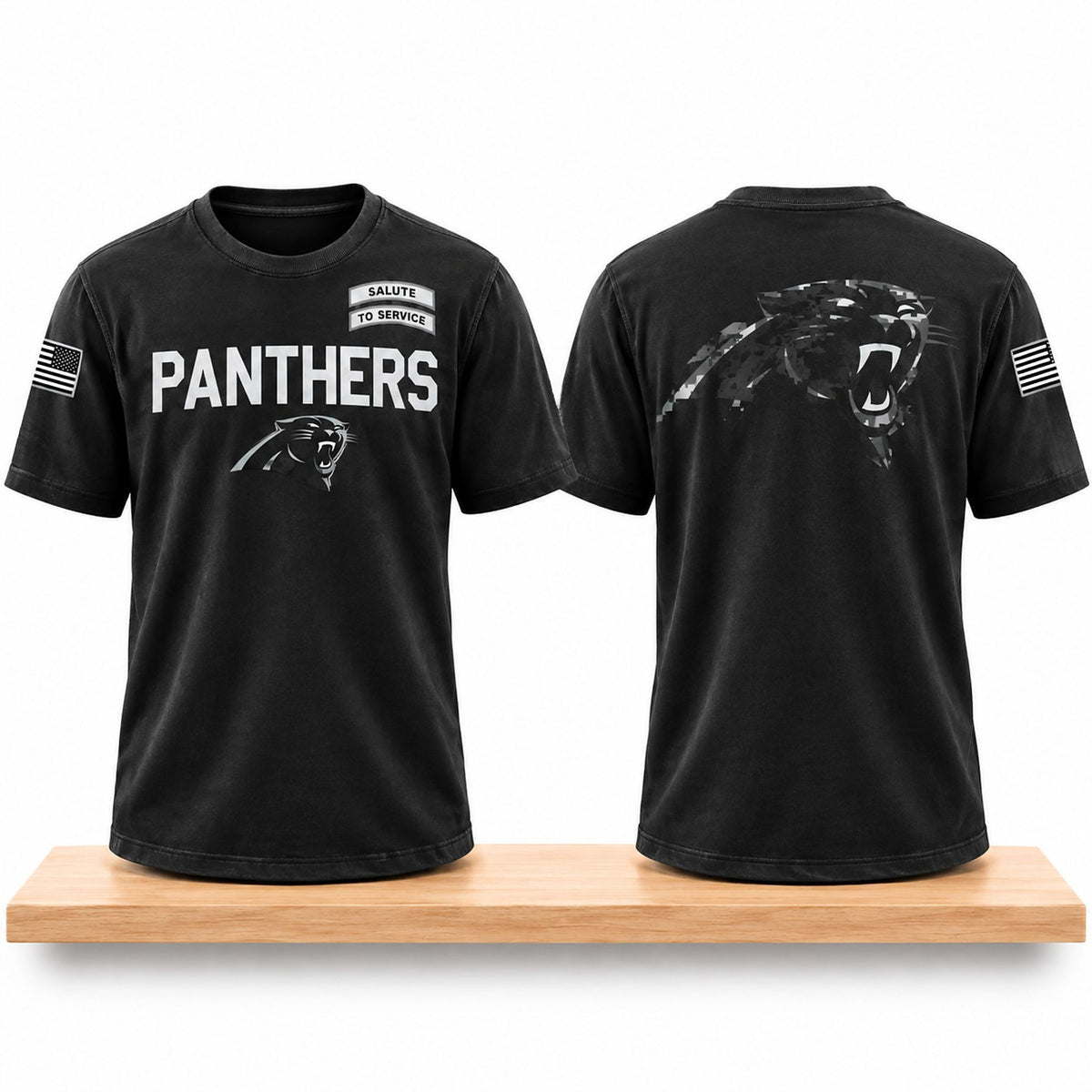 Carolina Panthers 2026 NFL 2026 Salute To Service T-Shirt Best Gifts For Football Lovers - Foxy23shop