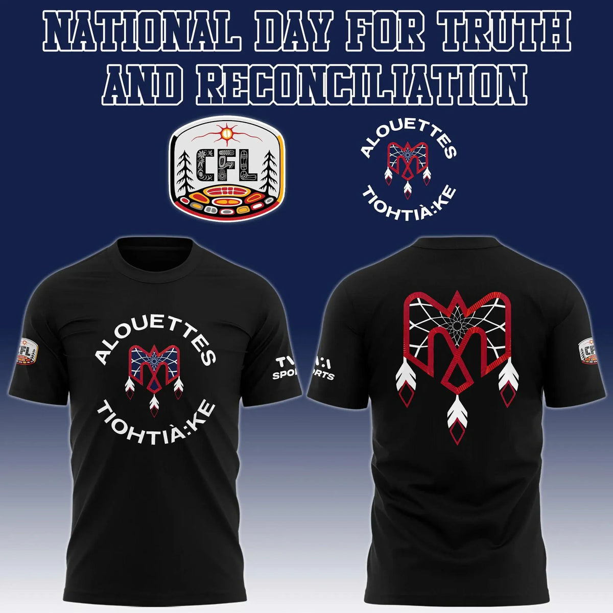 Montreal Alouettes Merch National Day For Truth And Reconciliation T-Shirt Best Fan Gear - Foxy23shop