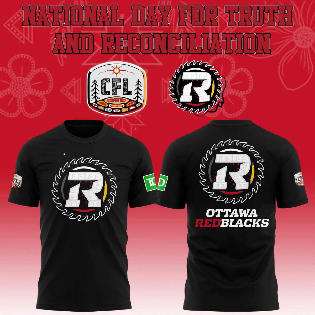 Ottawa Redblacks Merch National Day For Truth And Reconciliation T-Shirt Gifts Ideas For Fans - Foxy23shop