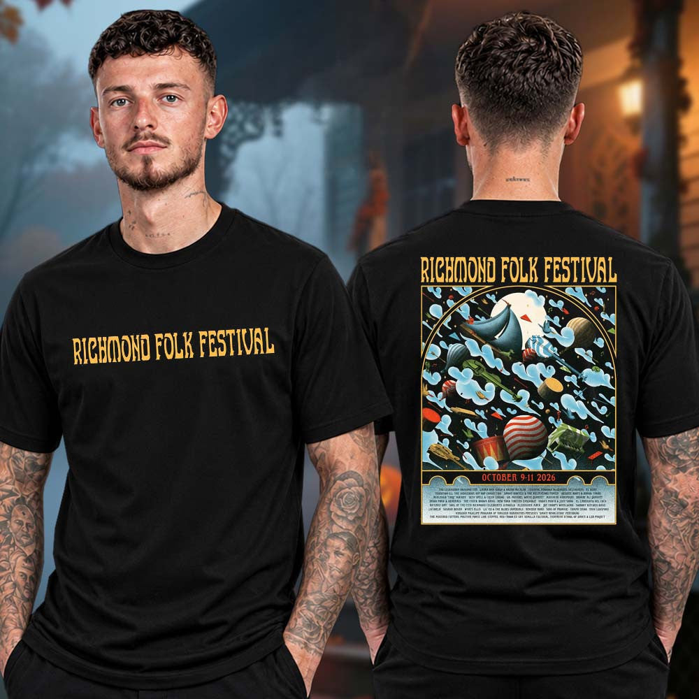 Richmond Folk Festival 2026 Event Poster T-Shirt Music Festival Apparel Best Gifts For Fans - Foxy23shop