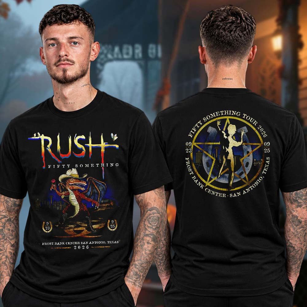 Rush San Antonio TX Event T-Shirt Rush Merch Presents Idea For Rock Lovers - Foxy23shop