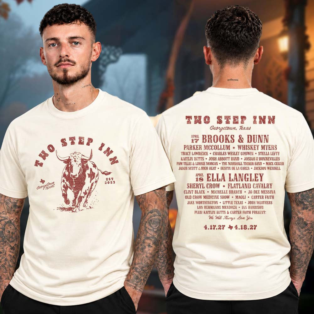 Two Step Inn Festival 2027 Merch Running Bull Lineup T-Shirt Music Lover Gift Ideas - Foxy23shop