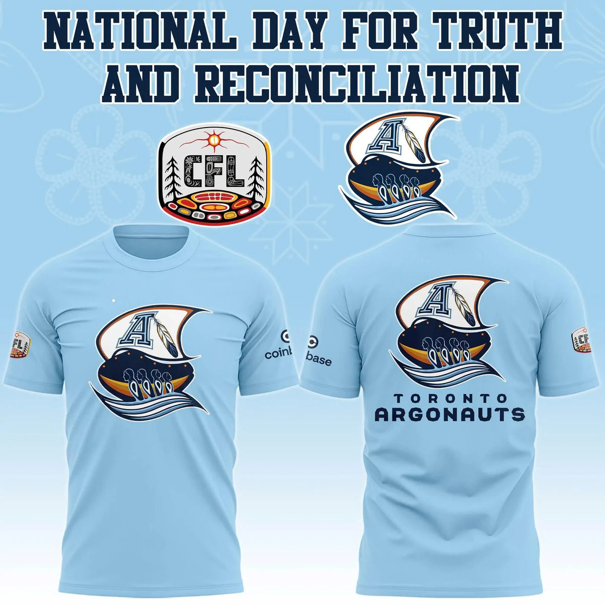 Toronto Argonauts Merch National Day For Truth And Reconciliation T-Shirt Football Fan Gear - Foxy23shop