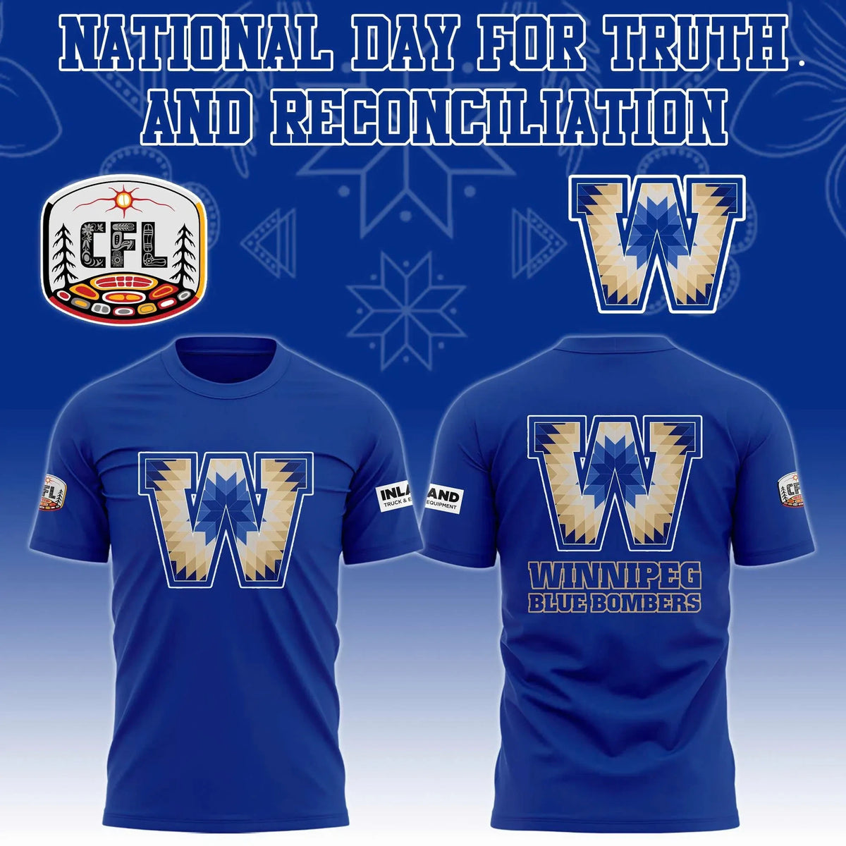Winnipeg Blue Bombers National Day For Truth And Reconciliation T-Shirt Best Gifts For Football Lovers - Foxy23shop