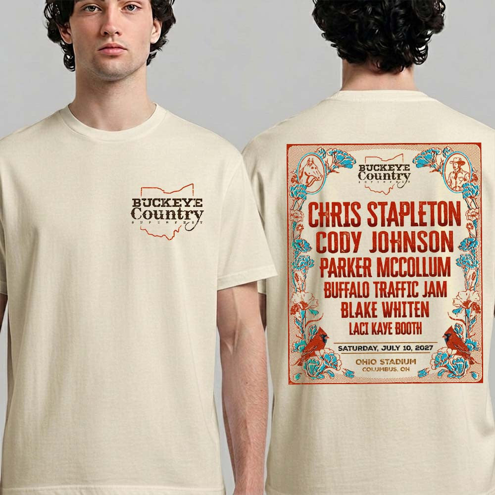 Buckeye Country Superfest 2027 Lineup In Columbus Ohio T-Shirt Music Festival Apparel Gifts For Music Lover - Foxy23shop