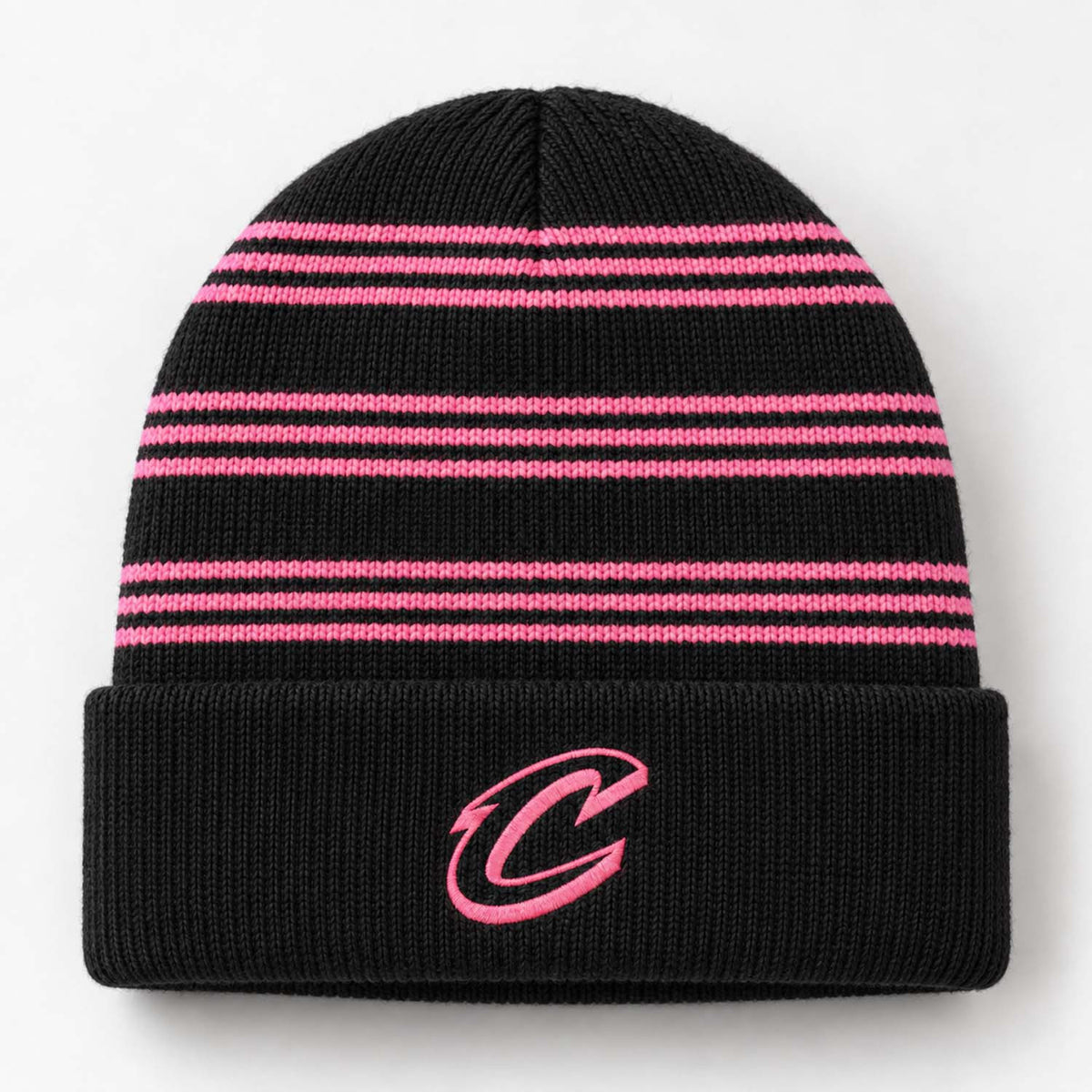 Cleveland Cavaliers Breast Cancer Awareness Beanie Cleveland Cavaliers Merch Gift For Fans - Foxy23shop