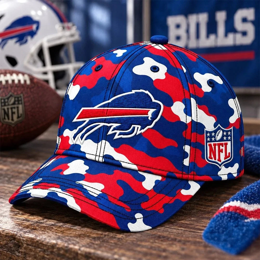 Buffalo Bills 2026 NFL Camo Concept Fan Hat Buffalo Bills Baseball Cap Football Fan Gifts - Foxy23shop