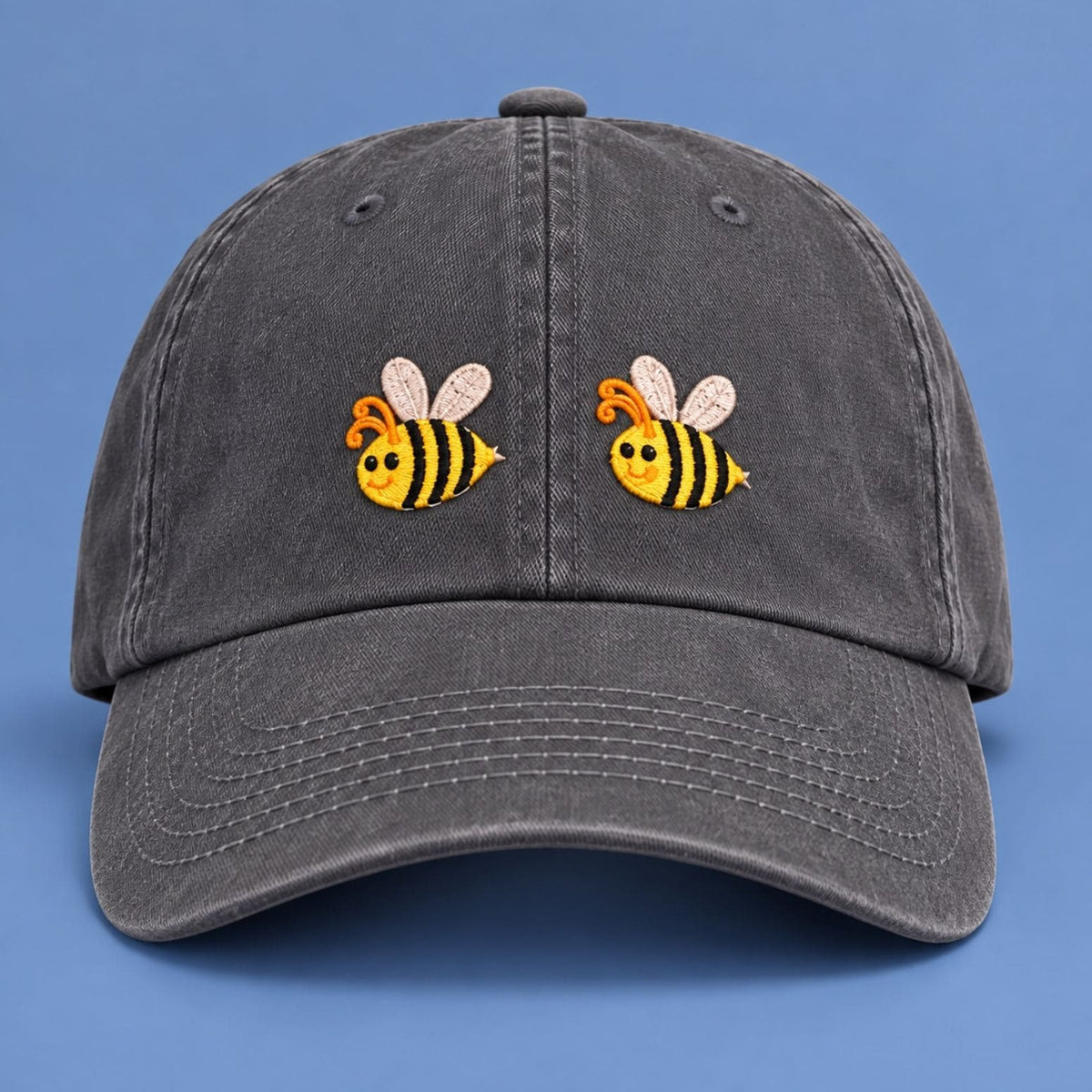 Two Bees Bibi Hat Honey Bees Baseball Cap Best Gifts For Insect Lovers - Foxy23shop