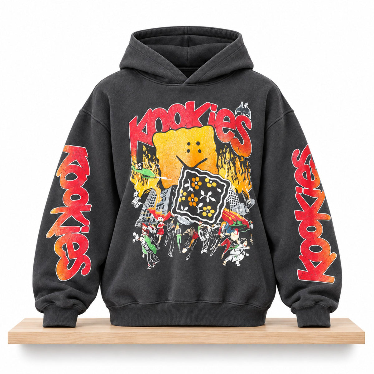 BTS Jungkook Wearing Kookies Y2K Hoodie Jungkook Apparel Best Gifts For Army - Foxy23shop