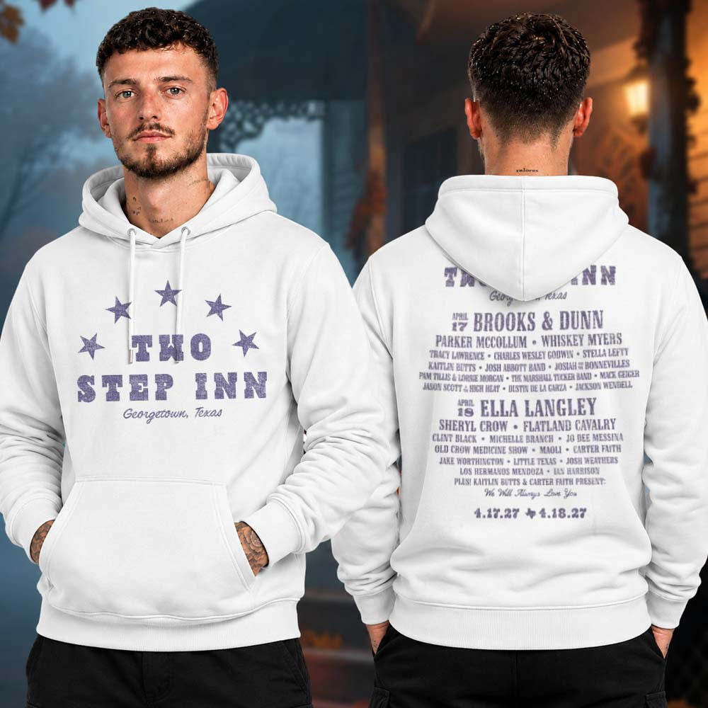 Two Step Inn Festival 2027 Merch Stars Lineup Hoodie Presents For Music Lovers - Foxy23shop