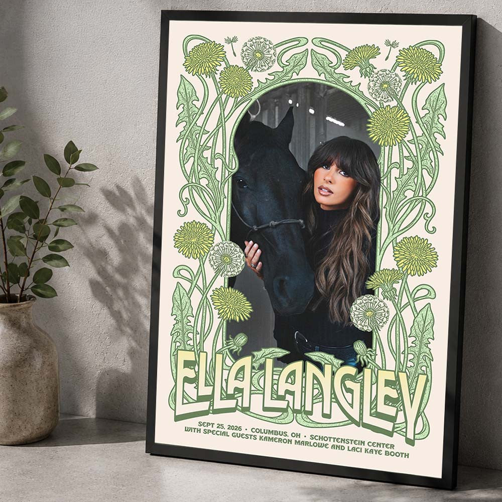 Ella Langley Columbus OH Event Poster Best Wall Decor Ella Langley Fans Gifts - Foxy23shop