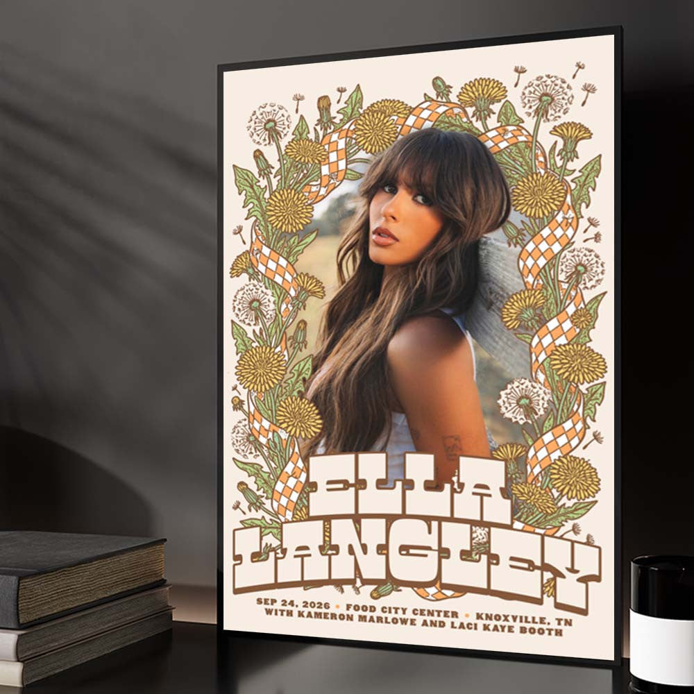 Ella Langley Knoxville TN Event Poster Ella Langley Merch Presents For Music Lovers - Foxy23shop
