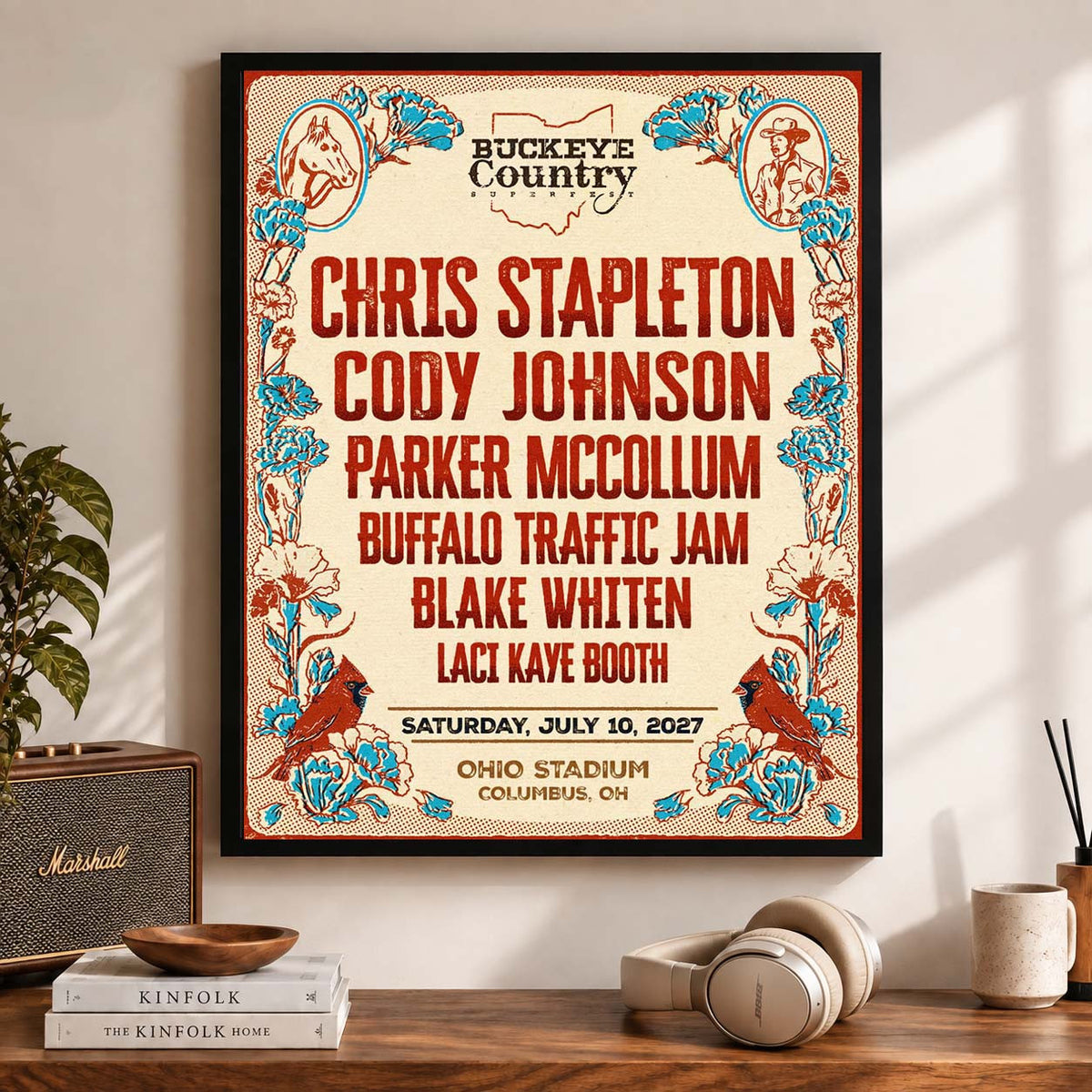 Buckeye Country Superfest 2027 Lineup In Columbus Ohio Poster Music Festival Poster Gift For Fans - Foxy23shop