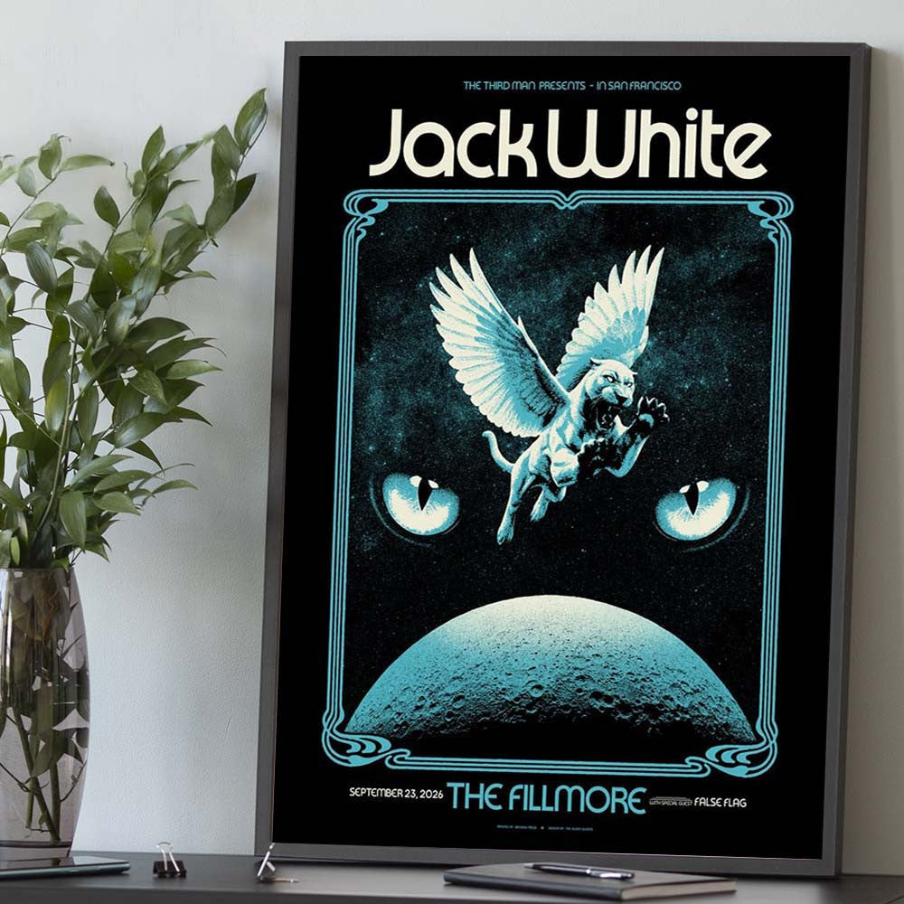 Jack White San Francisco CA Event Poster Best Wall Decor Gifts For Jack White Lovers - Foxy23shop