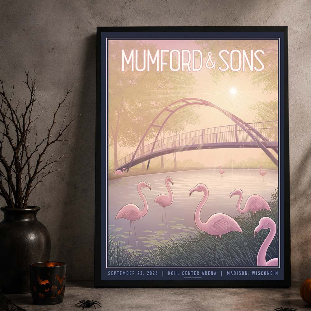 Mumford And Sons Madison WI Event Poster Unique Home Decor Gifts For Mumford And Sons Lover - Foxy23shop