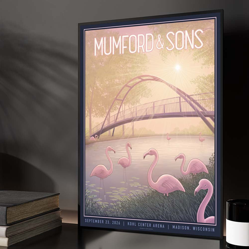 Mumford And Sons Madison Wisconsin Event Poster Mumford And Sons Merch Gifts For Rock Lovers - Foxy23shop