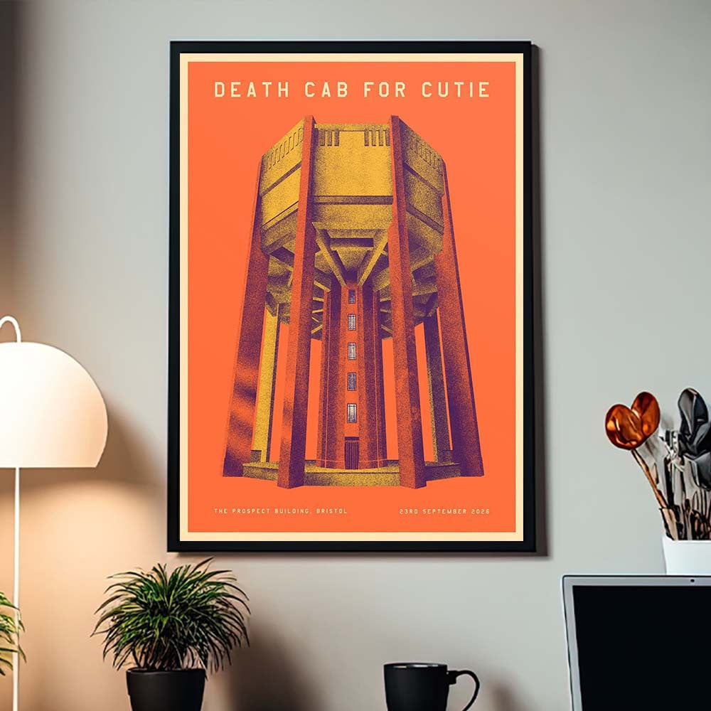 Death Cab For Cutie Bristol 2026 Event Poster Death Cab For Cutie Merch Gift Idea For Fans - Foxy23shop