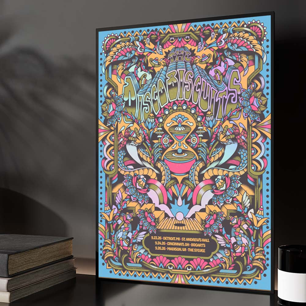 The Disco Biscuits Madison WI Event Poster Unique Home Decor The Disco Biscuits Fans Gifts - Foxy23shop