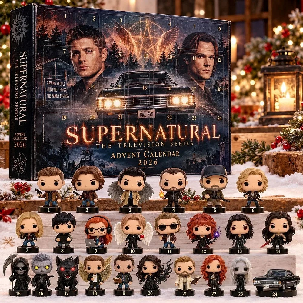 Supernatural The Television Series Advent Calendar 2026 Christmas Eve Countdown Xmas Gift Ideas - Foxy23shop