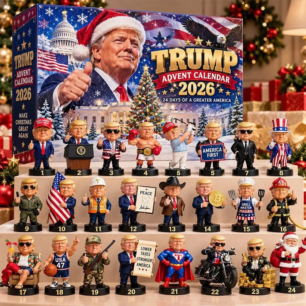 Trump Advent Calendar 2026 Christmas Eve Countdown Xmas Gifts For Supporters - Foxy23shop