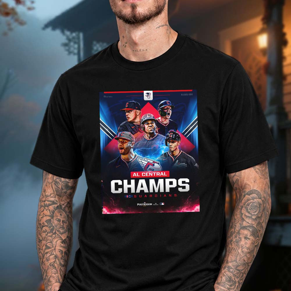 Cleveland Guardians Are Your AL Central Champions 2026 T-Shirt Cleveland Guardians Merch Fan Gear - Foxy23shop