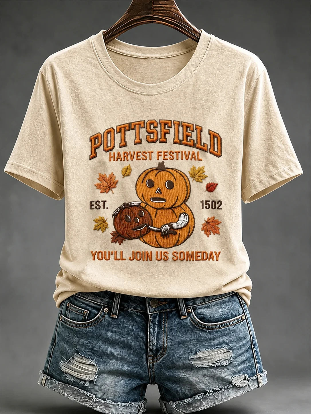 Pumpkin Spice Autumn Halloween T-Shirt Funny Halloween Costume Gifts For Girlfriend - Foxy23shop