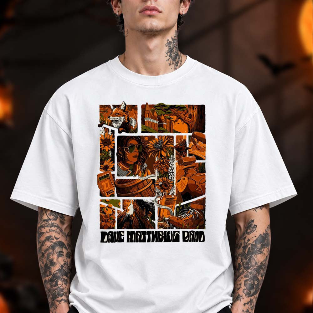 Dave Matthews Band Louisville KY Event T-Shirt Dave Matthews Clothes Gifts For Music Lover - Foxy23shop