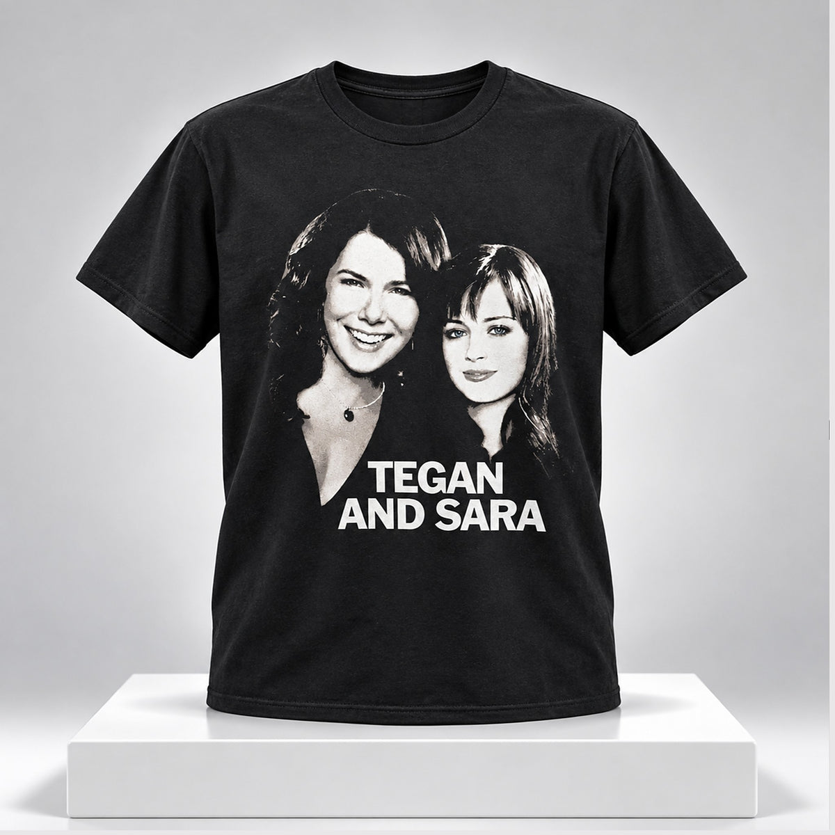 Tegan And Sara Gilmore Girls 2026 Black T-Shirt Gilmore Girls Merch Gifts For Fans - Foxy23shop