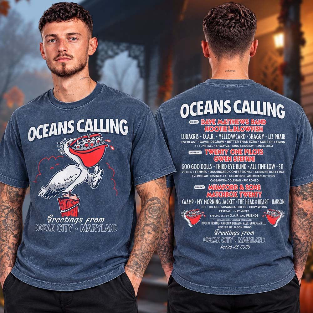 Oceans Calling Festival 2026 In Ocean City MD T-Shirt Music Festival Apparel Gift For Brother - Foxy23shop