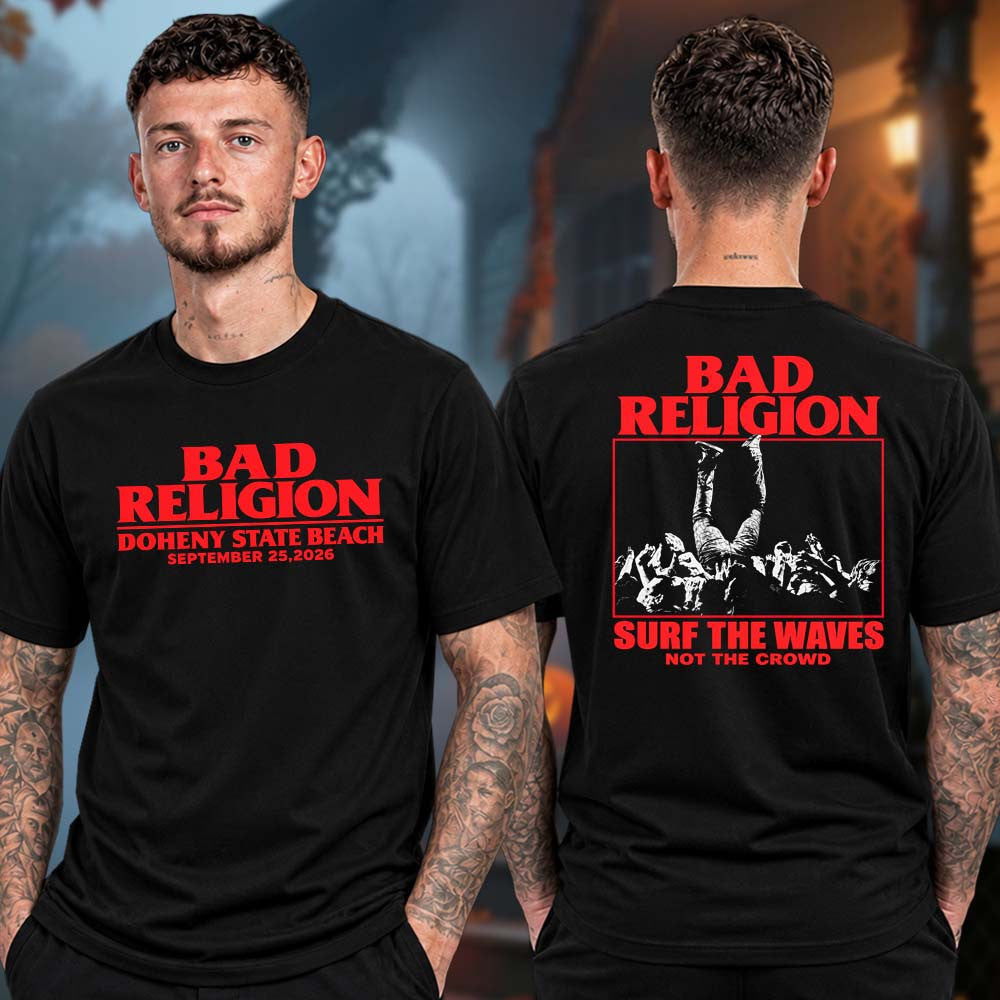 Bad Religion Ohana Festival 2026 Event T-Shirt Music Festival Apparel Best Gifts For Fans - Foxy23shop