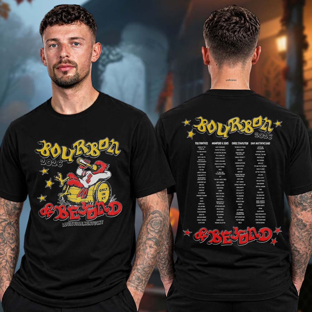 Bourbon And Beyond Festival 2026 T-Shirt Music Festival Apparel Presents For Music Buffs - Foxy23shop