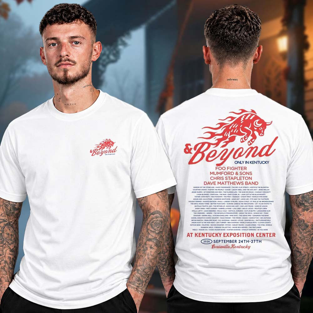 Bourbon And Beyond Festival 2026 Merch Bull Rush Line Up T-Shirt Gifts For Music Lover - Foxy23shop