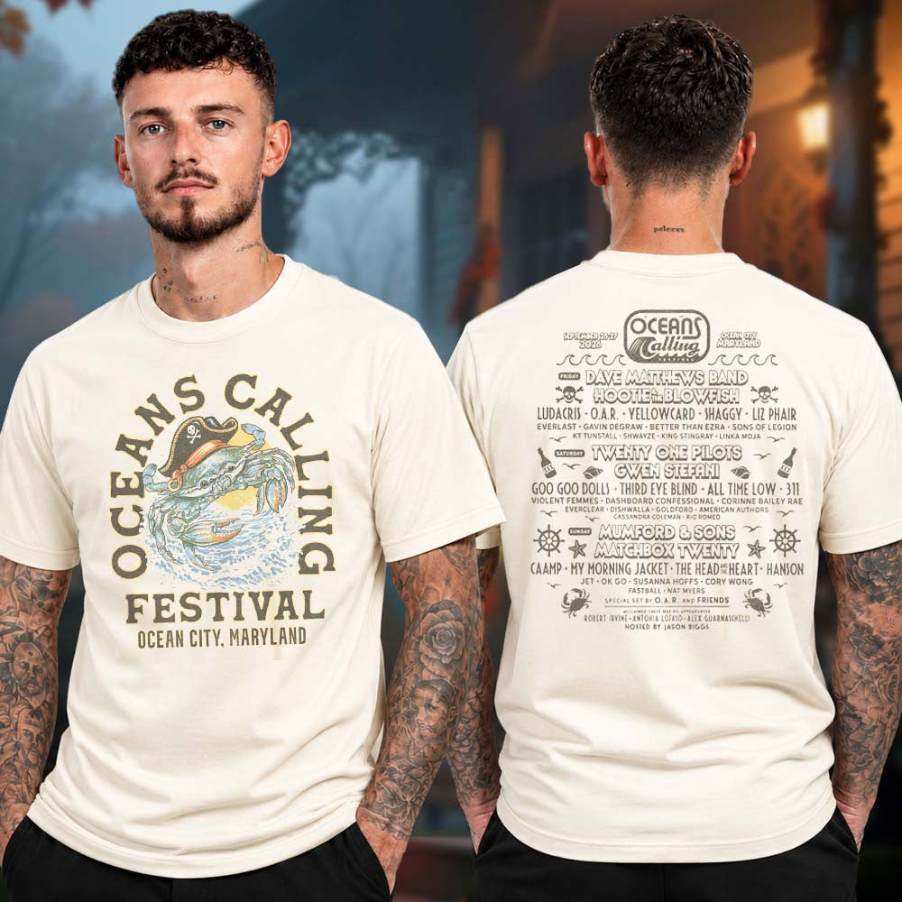 Oceans Calling Festival 2026 In Ocean City MD T-Shirt Presents For Music Lovers - Foxy23shop