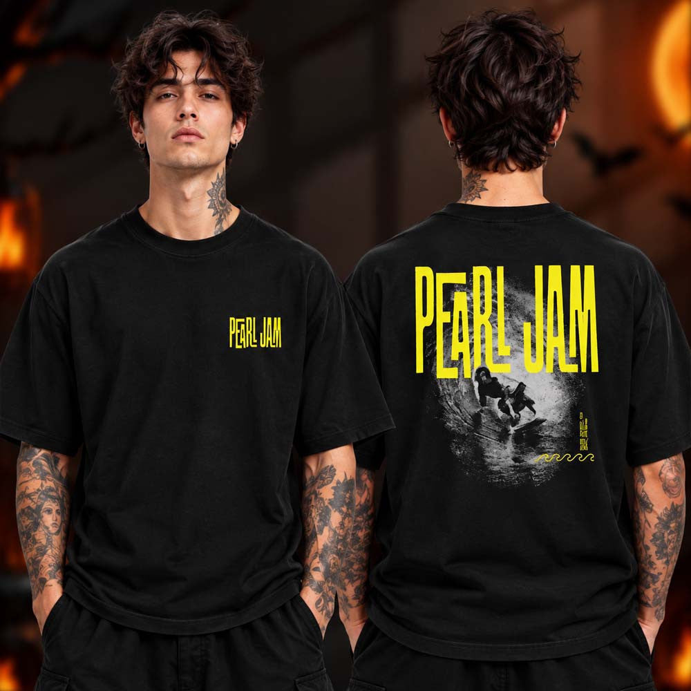 Ohana Festival 2026 Pearl Jam Merch Collection 90s Barrel T-Shirt Presents For Brothers - Foxy23shop