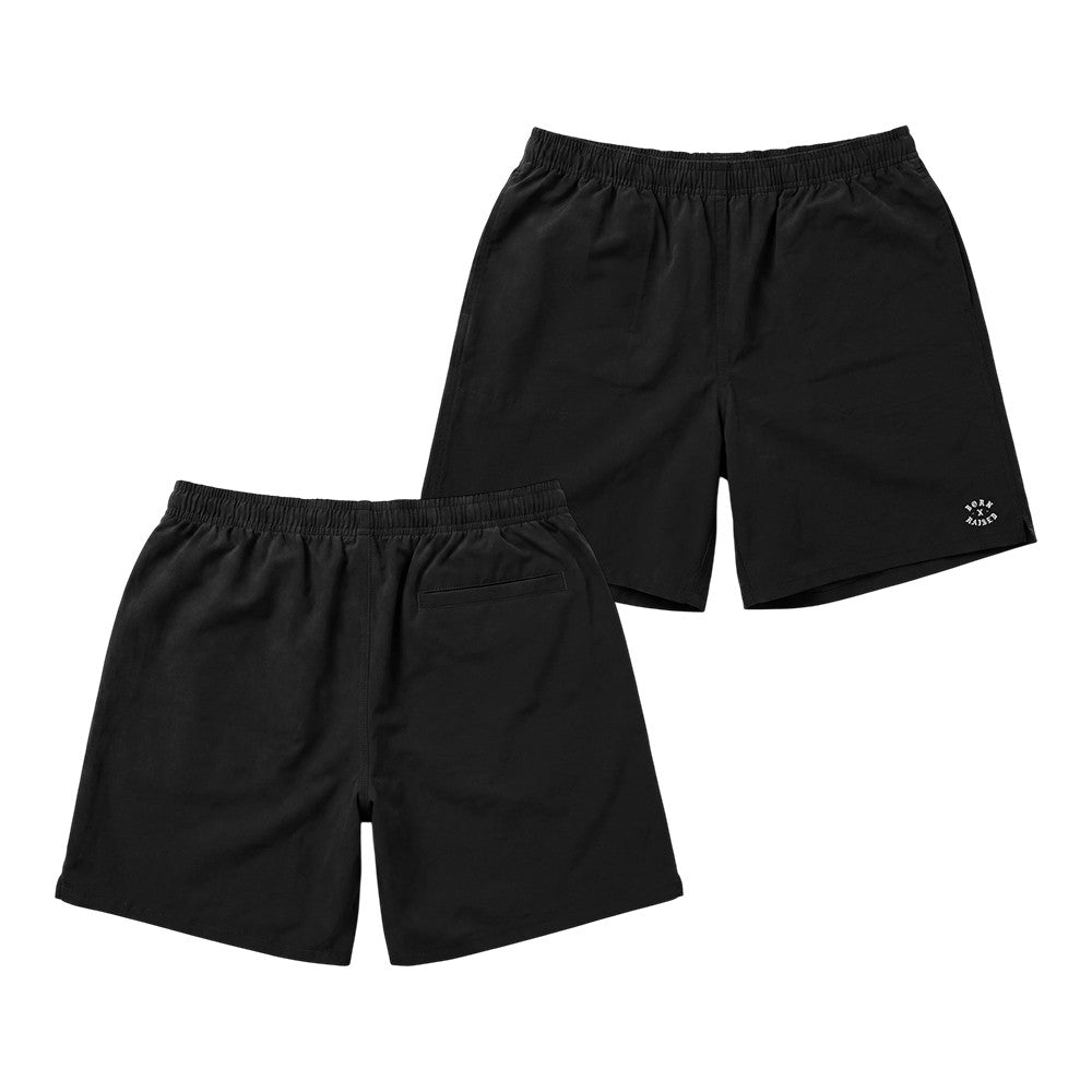 Born x Raised Merch Micro Pocker Boardshort Black Short Gifts For People Who Like Sport - Foxy23shop
