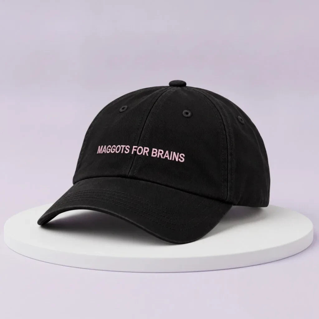 Olivia Rodrigo Maggots For Brains Hat Olivia Rodrigo Baseball Cap Music Lover Gifts - Foxy23shop