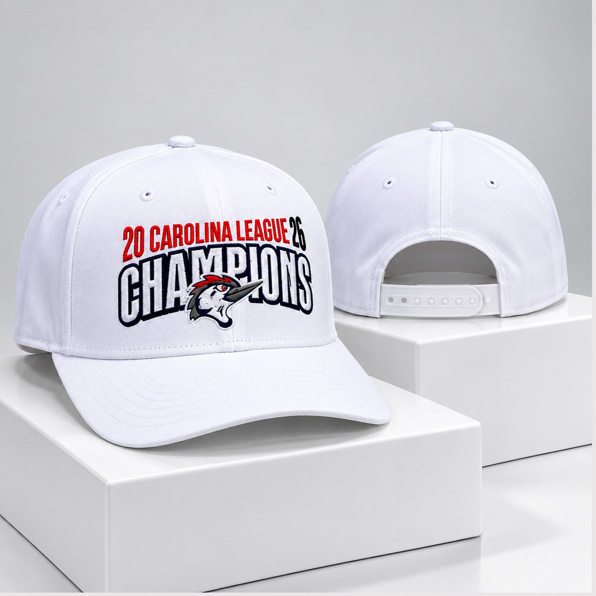 Woodpeckers Carolina League Champions 2026 Hat Woodpeckers Carolina Baseball Cap Fan Gear - Foxy23shop