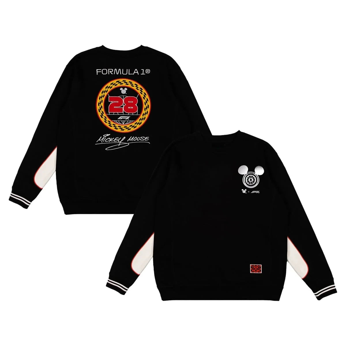 Formula 1 X Disney Winners Circle Sweatshirt Black Disney Formula Merch Best Gifts For Lovers - Foxy23shop