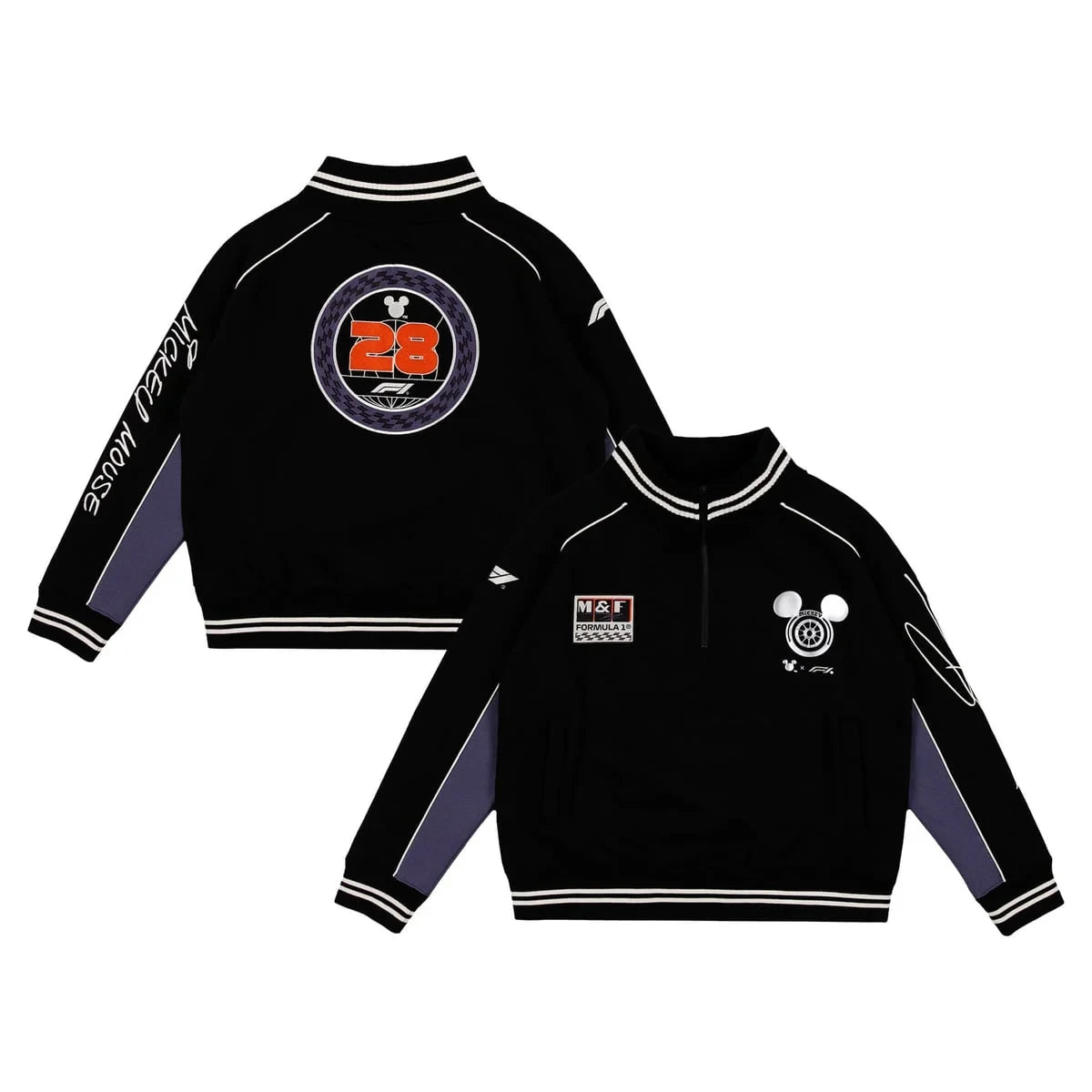 Formula 1 X Disney Winners Quarter Zip Race Sweatshirt Black Disney Formula Merch Gifts For Lovers - Foxy23shop