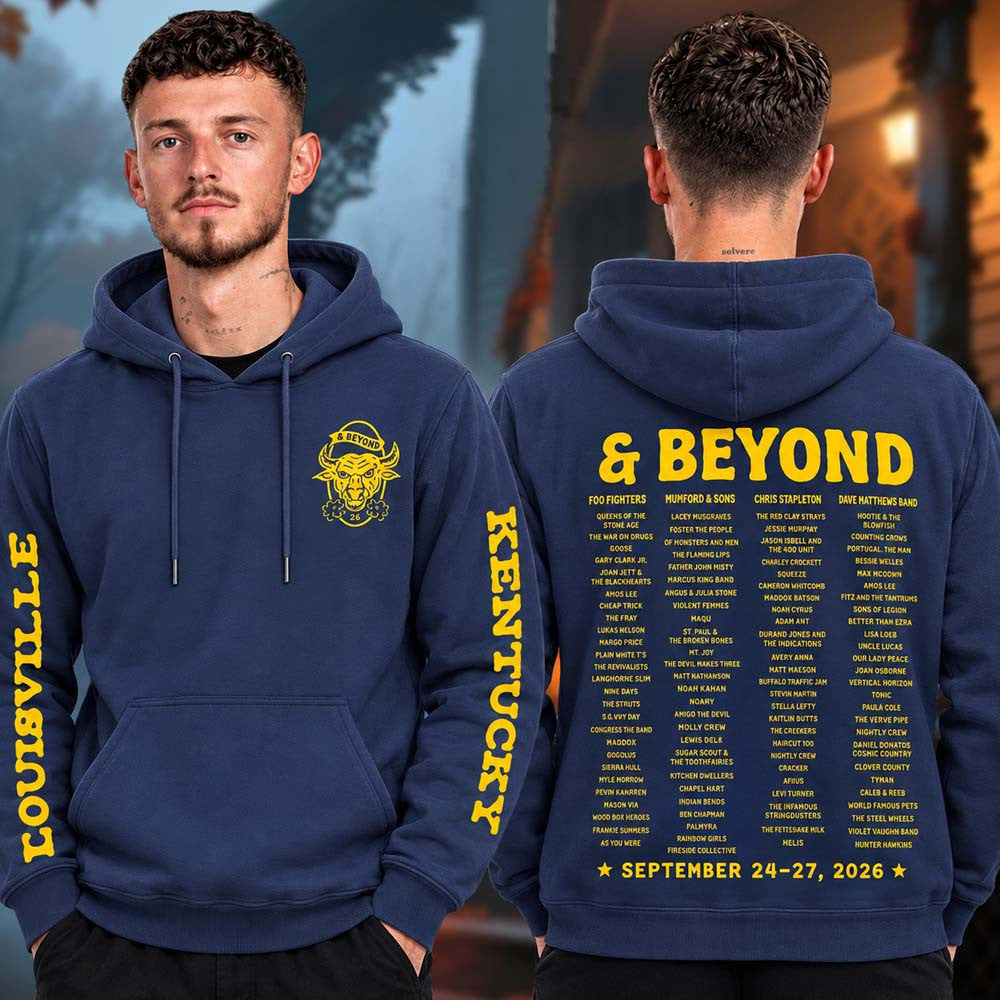 Bourbon And Beyond Festival 2026 Merch Seeing Red Line Up Hoodie Gifts For Boyfriend - Foxy23shop