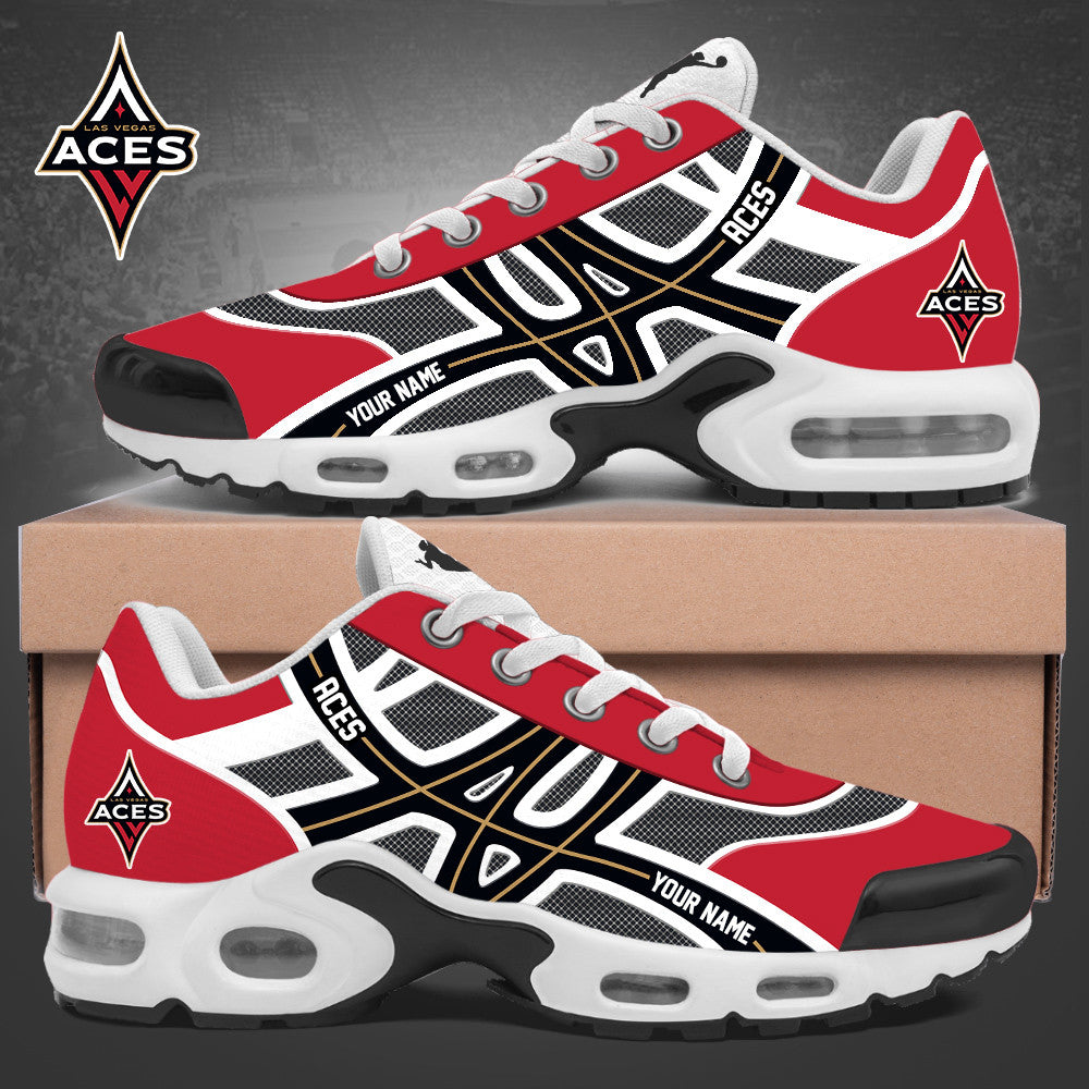 Custom Las Vegas Aces Merch Basketball Air Max Plus Sneakers Gift For Basketball Lover - Foxy23shop