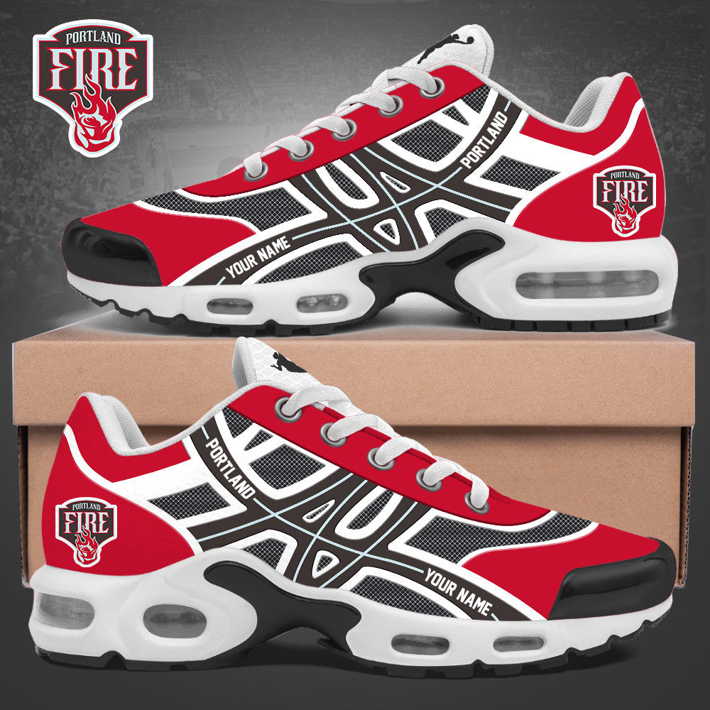 Custom Portland Fires Merch Basketball Air Max Plus Sneakers Basketball Fan Gift Ideas - Foxy23shop
