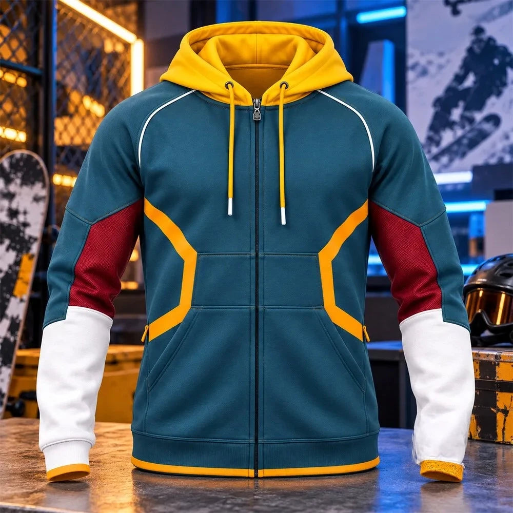 My Hero Academia Deku HERO Performance Zip Hoodie SuperX Apparel Gifts For Brother - Foxy23shop