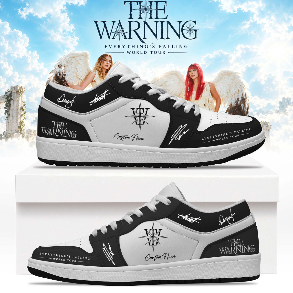 Custom The Warning Merch Everything's Falling Tour Sneakers The Warning Shoes - Foxy23shop