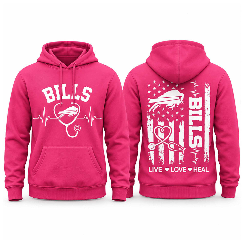 Buffalo Bills Merch Nurse Appreciation Day 2026 Hoodie Gift For Bills Mafia - Foxy23shop