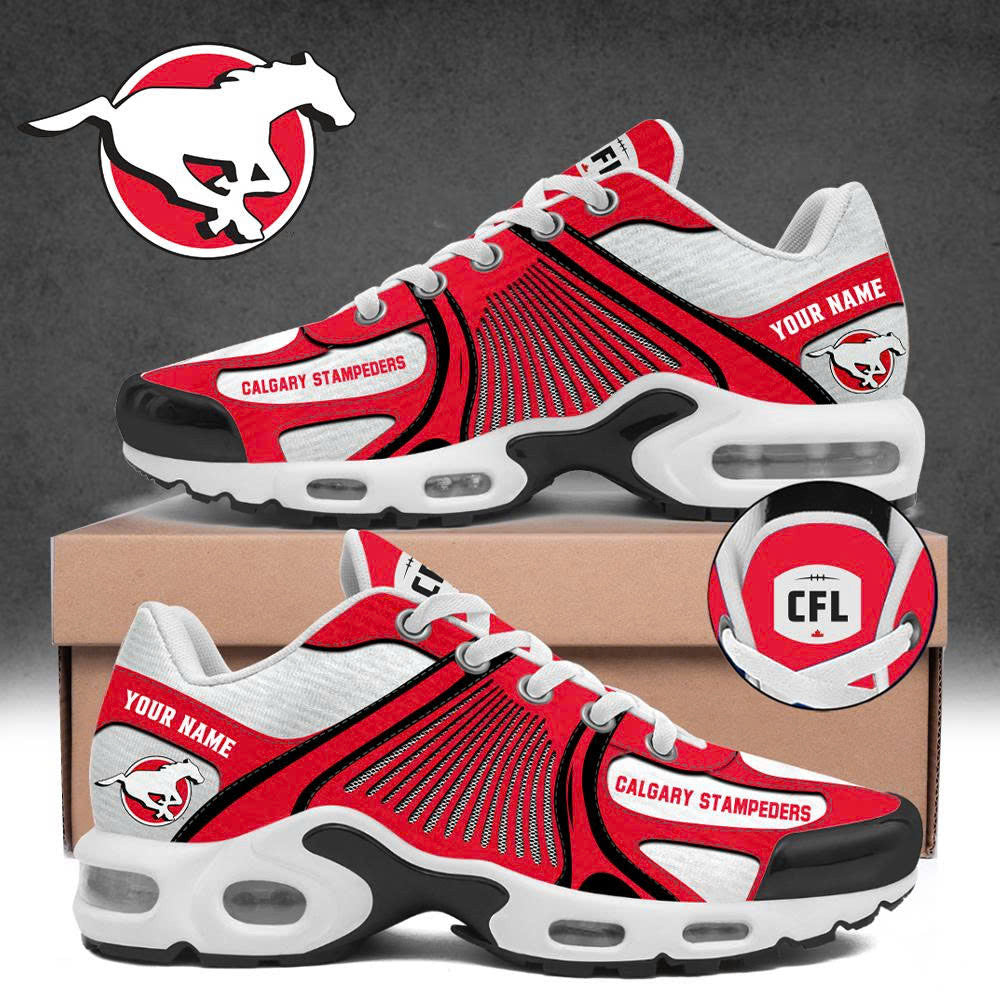 Customized Calgary Stampeders Merch Air Max Plus Sneakers Football Gifts For Boyfried - Foxy23shop