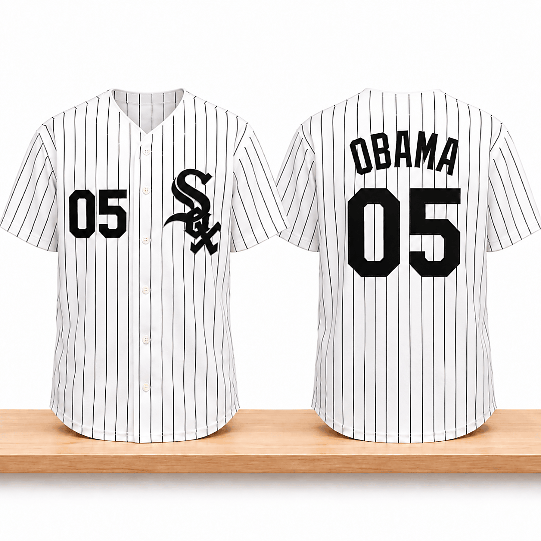 Chicago White Sox Merch Barack Obama 2026 Jersey Gifts For Chicago White Sox Fans - Foxy23shop